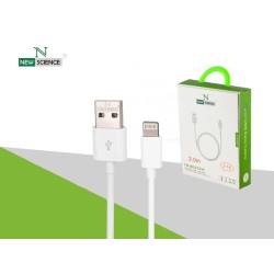 CABO NEW SCIENCE IPHONE 5G,6G USB DATA CABLE 2.1A 2.0M CABO NEW SCIENCE IPHONE 5G,6G USB DATA CABLE 2.1A 2.0M